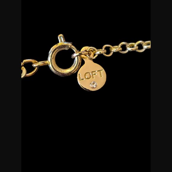 Loft Gold Tone 10.5mm Natural Pearl Multicolor Bead 21" Necklace - Picture 8 of 8